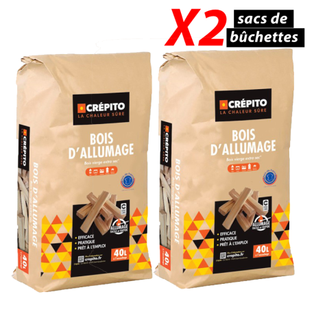 Bois d'allumage extra sec